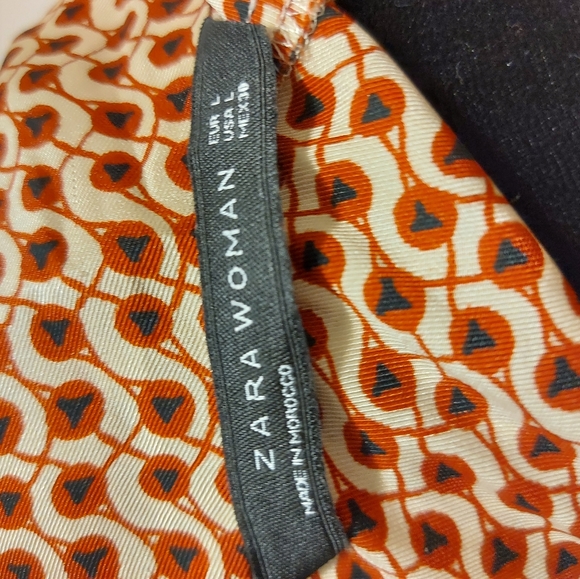 Zara Woman Tie Neck Top - Picture 6 of 6